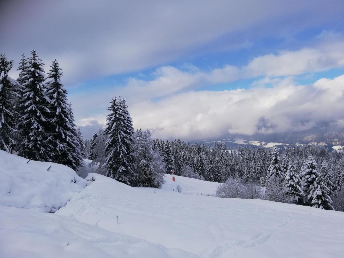 Ferienwohnung Mit Blick Auf Die Buchensteinwand Hochfilzen Ngoại thất bức ảnh